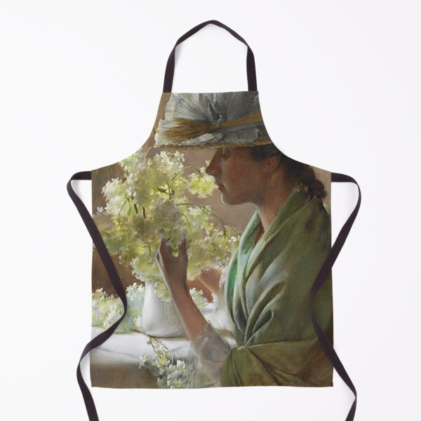 Item preview, Lady with a Bouquet (Snowballs) designed and sold by brushandframes.