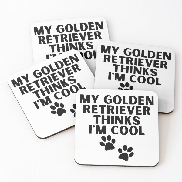 Artikelvorschau, Golden Retriever lustiges Zitat Cartoon Golden Retriever entworfen und verkauft von OneTimeEngineer.