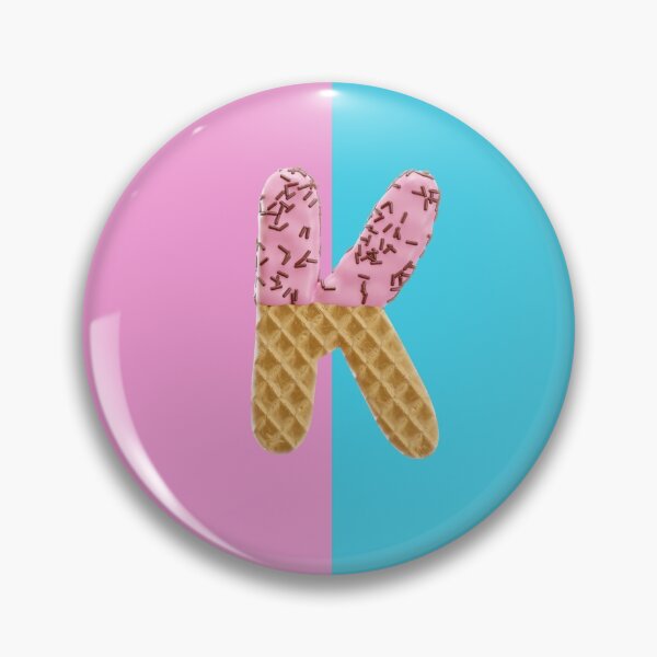 Artikelvorschau, Anfängliches "K" Alphabet Monogramm Eis Design entworfen und verkauft von Freestylist.