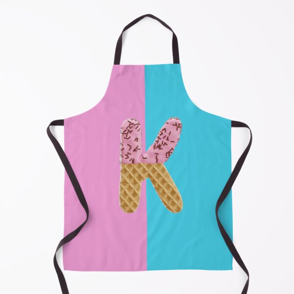 Item preview, Initial "K" Alphabet Monogram Ice Cream Design designed and sold by Freestylist.