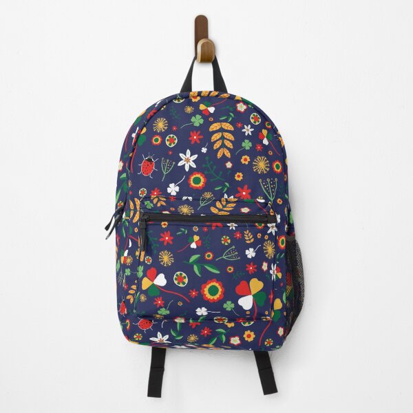Item preview, Colorful pattern with ladybugs and four-leaf clovers designed and sold by ArtTony.