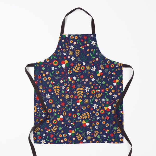 Item preview, Colorful pattern with ladybugs and four-leaf clovers designed and sold by ArtTony.