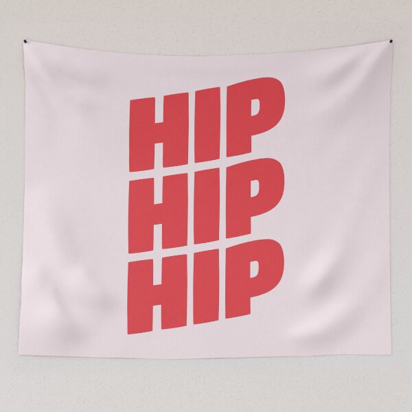 Item preview, Pink/Red 3x HIP designed and sold by EllinorPrints.