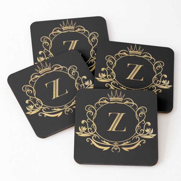 Item preview, Monogram letter Z - name, emblem | gold designed and sold by rattob.