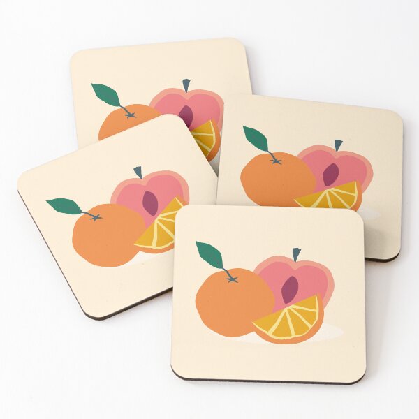 Item preview, Ilustración de melocotón y naranja designed and sold by Samuel Restorick.