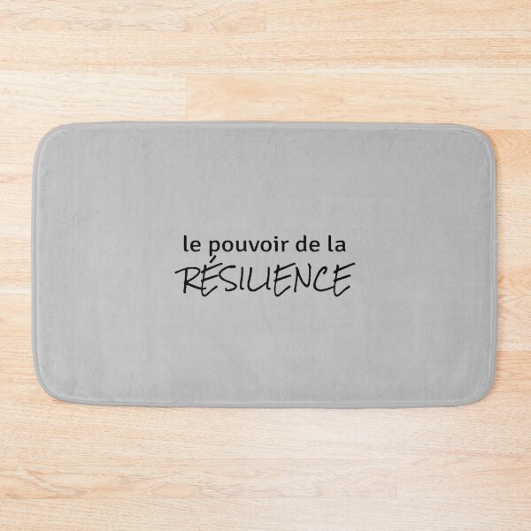 Item preview, Power of Resilience (in French) on gray background designed and sold by ZenNature.