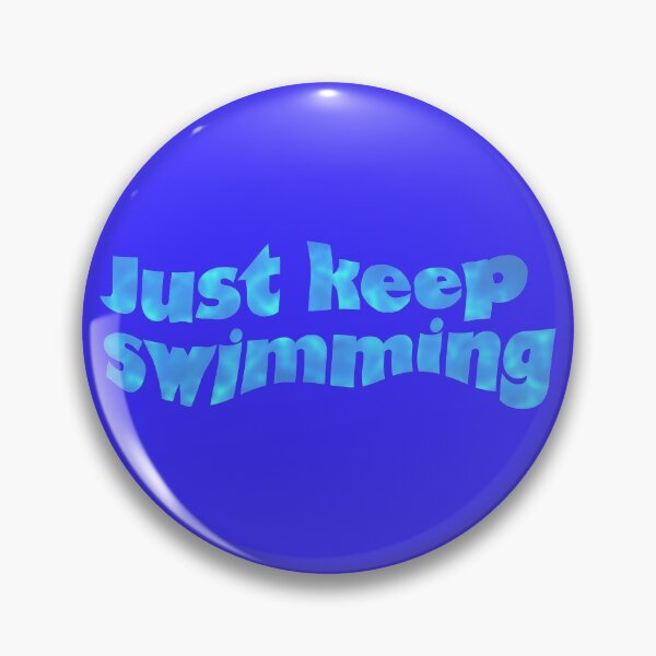 Item preview, JUST KEEP SWIMMING  designed and sold by kotdesign.