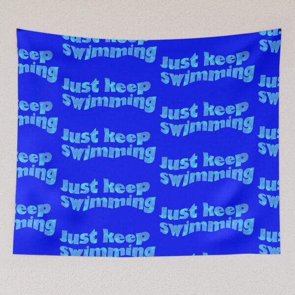 Item preview, JUST KEEP SWIMMING  designed and sold by kotdesign.