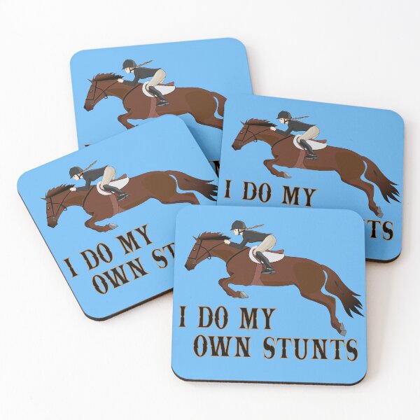 Item preview, I Do My Own Stunts Horseriding designed and sold by TheInkElephant.