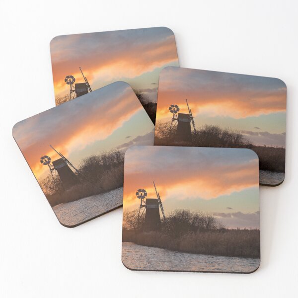 Item preview, Norfolk Turf Fen Windmill at Sunset designed and sold by dp-images.