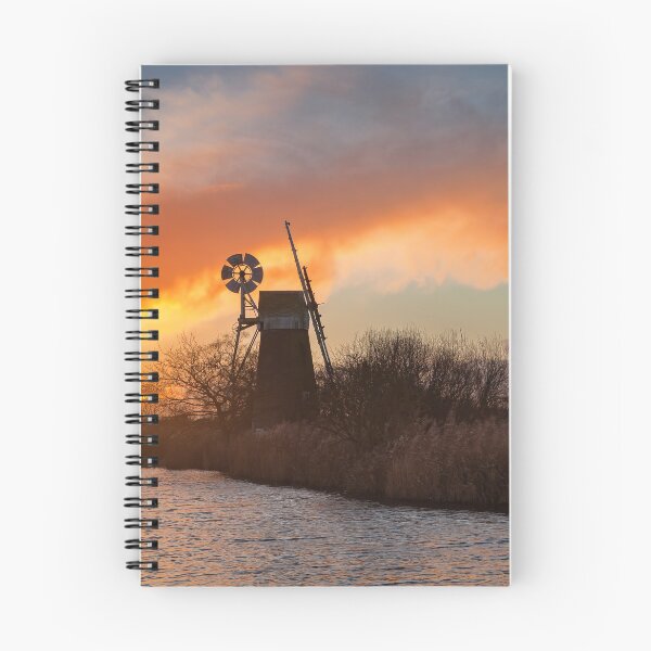 Item preview, Norfolk Turf Fen Windmill at Sunset designed and sold by dp-images.