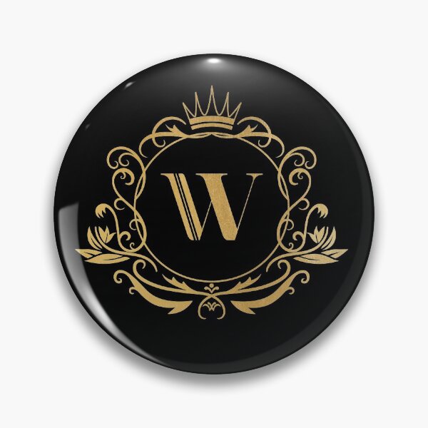Artikelvorschau, Monogramm Buchstabe W - Namen, Emblem | Gold entworfen und verkauft von rattob.