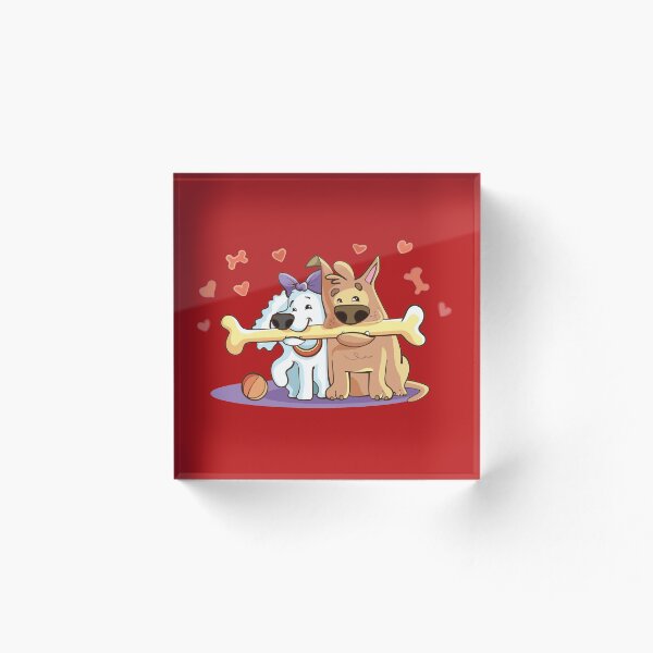 Item preview, I Love You - Valentine's Day - Dogs designed and sold by TransFoto.