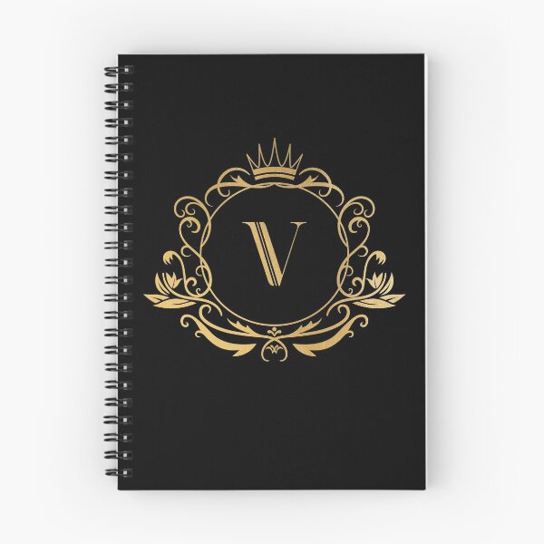 Aperçu de l'œuvre Monogramme lettre V - nom, emblème | or créée et vendue par rattob.