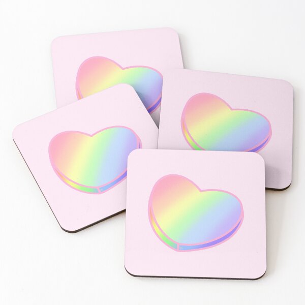 Item preview, Candy Hearts! Pastel LGBTQ+ Pride designed and sold by Mickey Kyan.