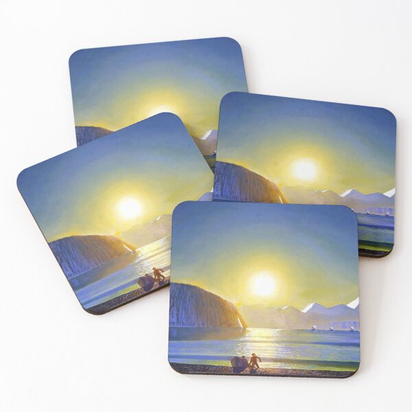 Item preview, Resurrection Bay, Alaska, Midnight Sun Mountain landscape by Rockwell Kent designed and sold by Jéanpaul  Ferro.