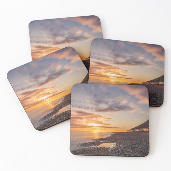 Item preview, Beach Hut Sunrise on Cromer Beach Norfolk designed and sold by dp-images.