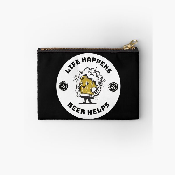 Item preview, Life Happens Beer Helps | Beer love designed and sold by Petra Becker.