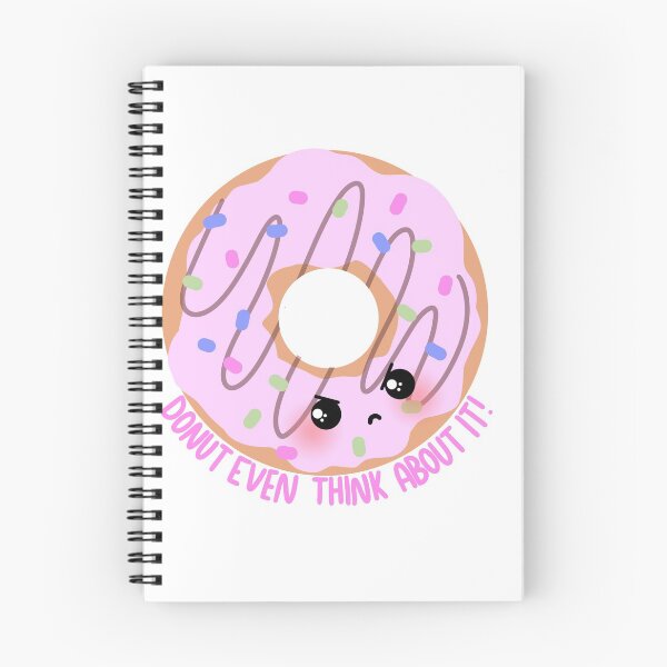 Item preview, Donut Even Think About It Meme - Fuuny Food Pun designed and sold by GoodMoodFood.