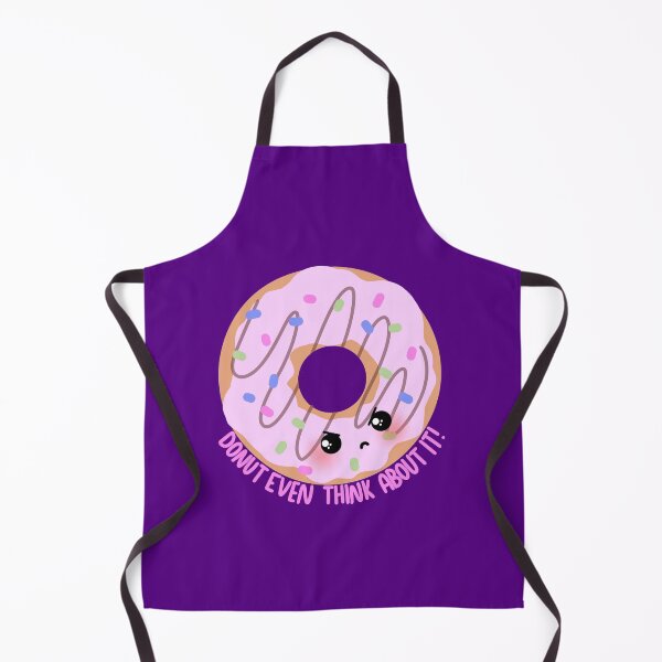 Item preview, Donut Even Think About It Meme - Fuuny Food Pun designed and sold by GoodMoodFood.
