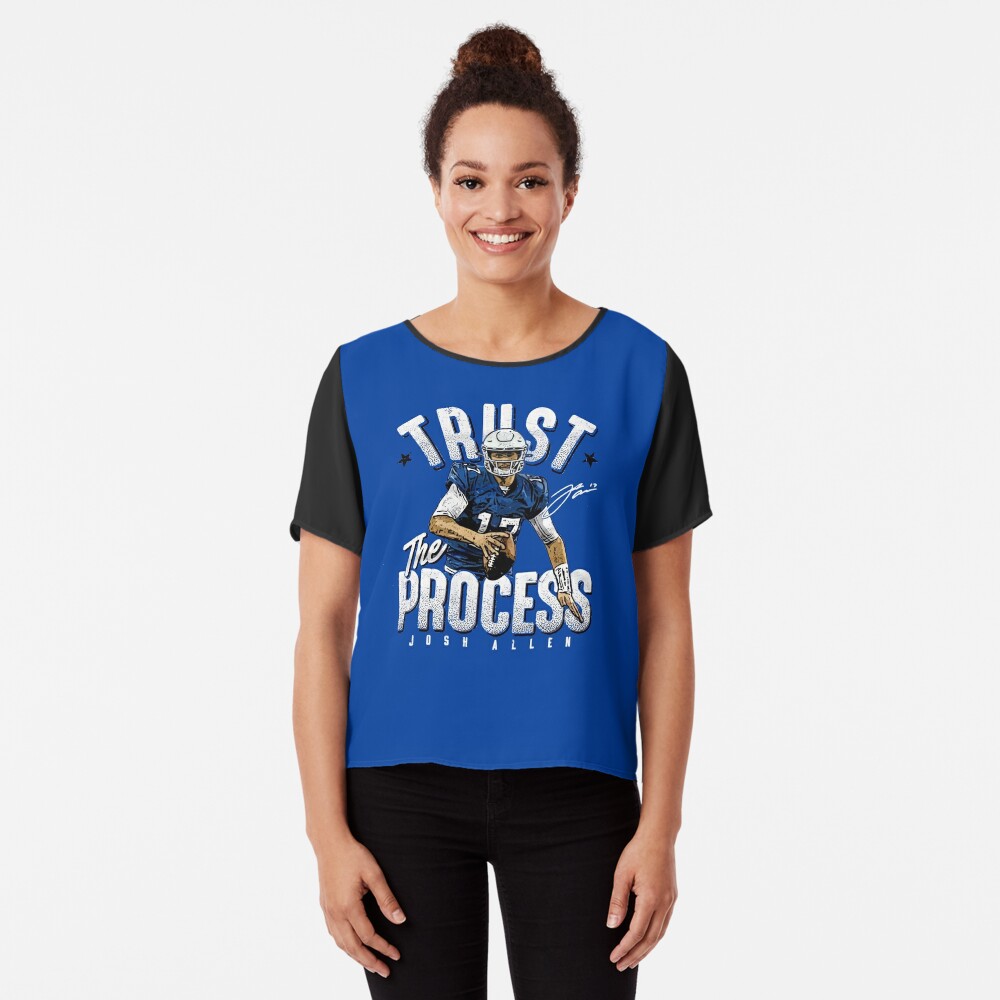 Trust the process for Buffalo Bills fans T-Shirt plus size tops