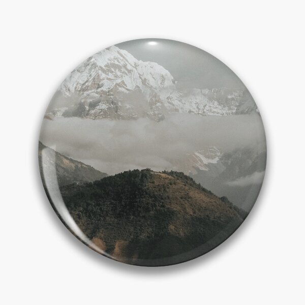 Item preview, Himalaya foggy mountain peaks designed and sold by Melissa Peltenburg.