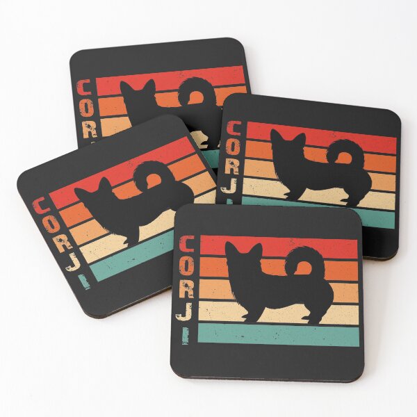 Item preview, Retro Distressed Silhouette Dog Lover Gift Corgi designed and sold by Trendworld ⭐⭐⭐⭐⭐.