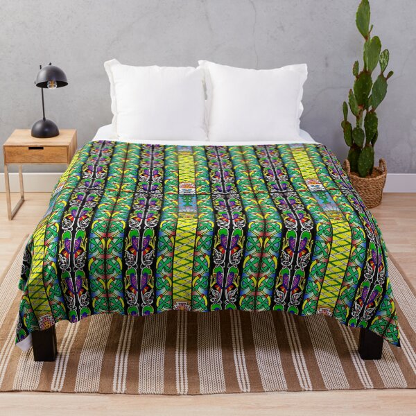 Item preview, A colourful Celtic 'carpet' style pattern. designed and sold by Frankie Doodles!.
