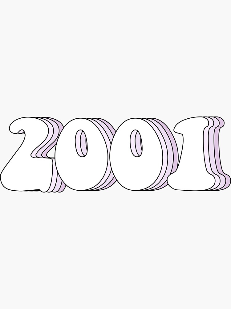 "Pastel Purple 2001" Sticker by alwayselle Redbubble