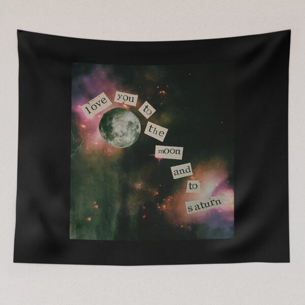 Item preview, love you to the moon and to saturn designed and sold by You-Drew-Stars.