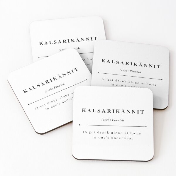 Item preview,  Kalsarikännit - untranslatable funny word designed and sold by fjakaseason.