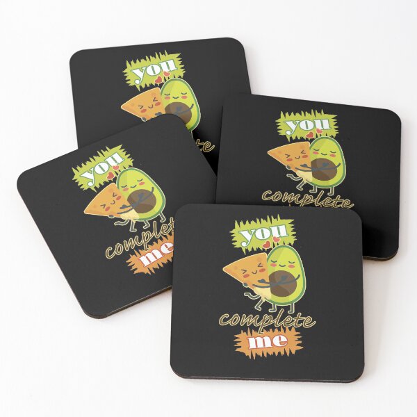 Item preview, Sweet Valentine's Day Food Couples Romantics Love Gift T-Shirt Nachos With Guacamole designed and sold by Martin Kleist.