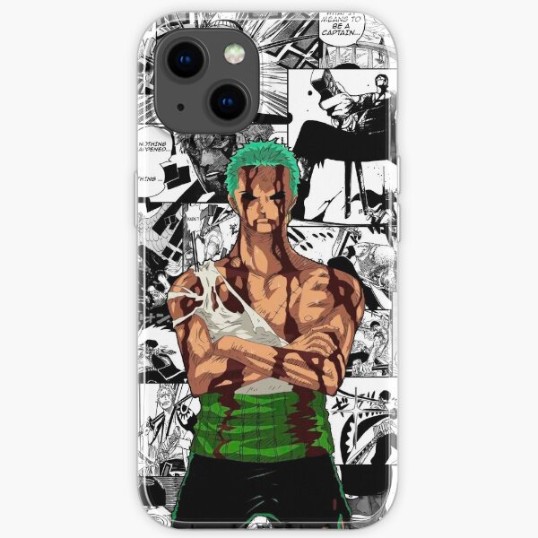 Zoro Manga Stil Poster - One Piece iPhone Flexible Hülle