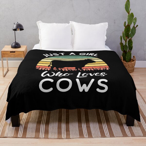 Item preview, Just A Girl Who Loves Cows Farmer Butcher Milk designed and sold by Emerg-Apparel.