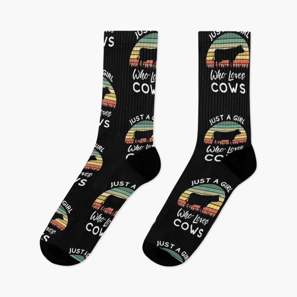 Item preview, Just A Girl Who Loves Cows Farmer Butcher Milk designed and sold by Emerg-Apparel.