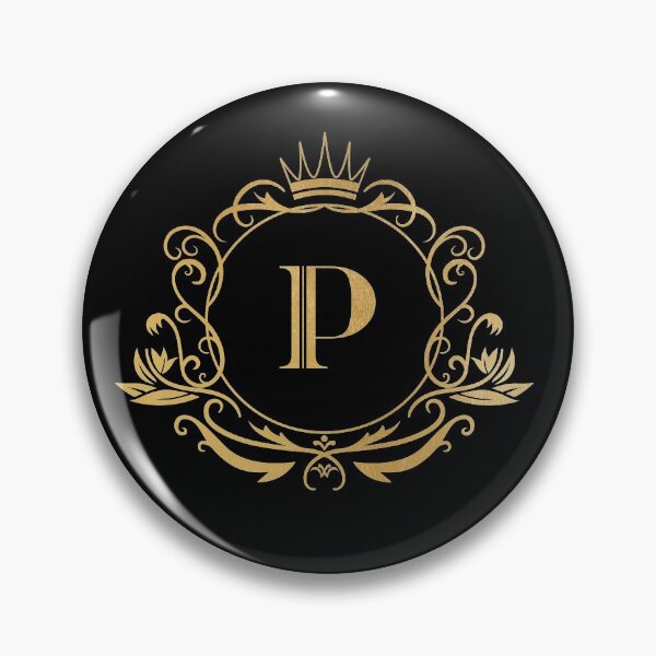 Artikelvorschau, Monogramm Buchstabe P - Namen, Emblem | Gold entworfen und verkauft von rattob.