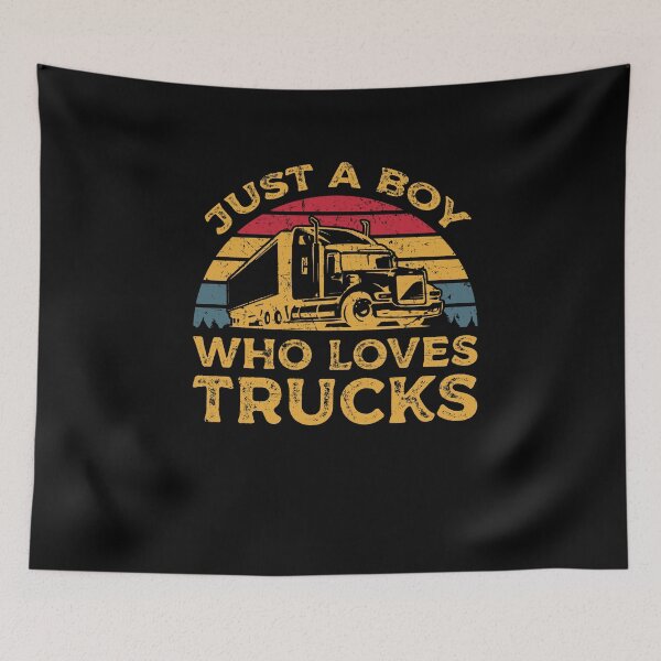 Item preview, Just A Boy Who Loves Trucks designed and sold by sesa10.