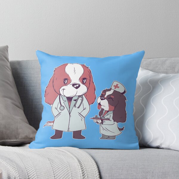 Item preview, Cavalier King Charles Spaniel Dogs Doctor Nurse designed and sold by Piztees.