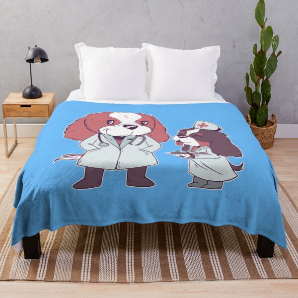 Item preview, Cavalier King Charles Spaniel Dogs Doctor Nurse designed and sold by Piztees.