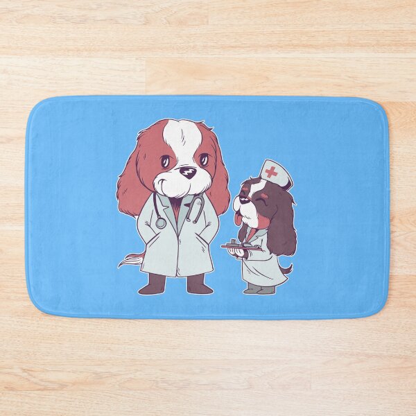 Item preview, Cavalier King Charles Spaniel Dogs Doctor Nurse designed and sold by Piztees.