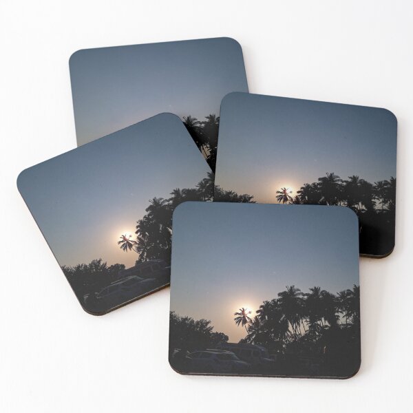 Item preview, Sunshine Behind The Palm Tree designed and sold by PriyanDecor.