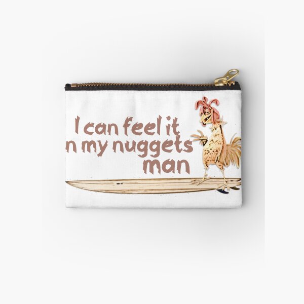 Item preview, "I can feel it in my nuggets man" Surfing Chicken Design designed and sold by Starback33.