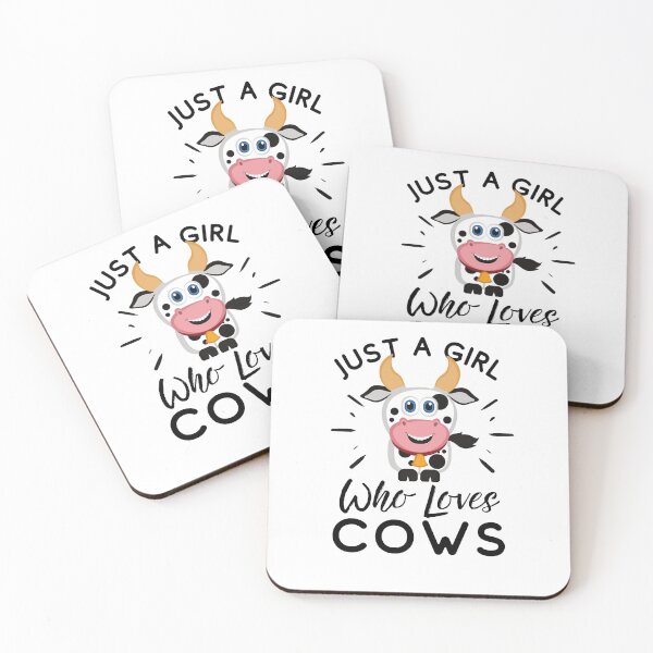 Item preview, Just A Girl Who Loves Cows Farmer Butcher Milk designed and sold by Emerg-Apparel.