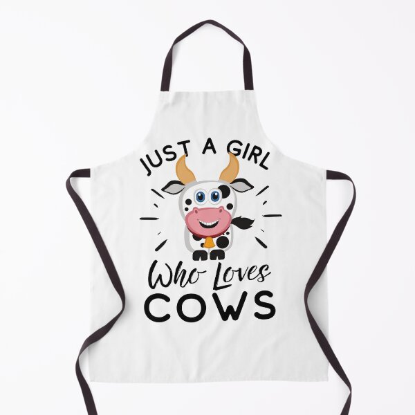 Item preview, Just A Girl Who Loves Cows Farmer Butcher Milk designed and sold by Emerg-Apparel.