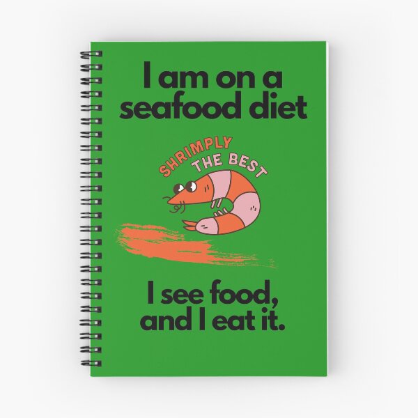 Item preview, Funny shrimp food diet design designed and sold by Zefix.