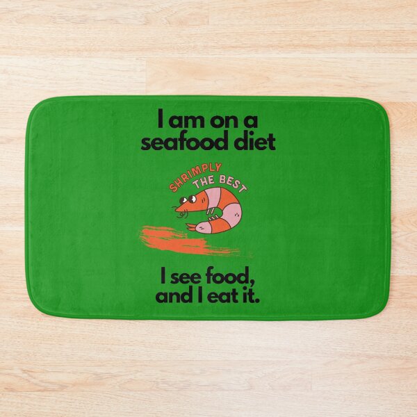 Item preview, Funny shrimp food diet design designed and sold by Zefix.