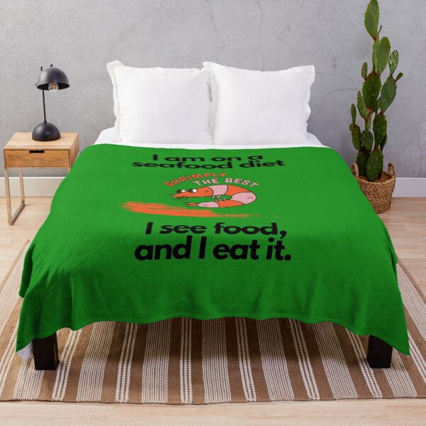 Item preview, Funny shrimp food diet design designed and sold by Zefix.