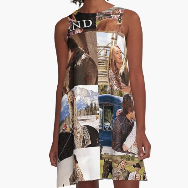 Heartland Collage A-Line Dress