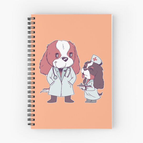 Item preview, Cavalier King Charles Spaniel Dogs Doctor Nurse Team designed and sold by Piztees.