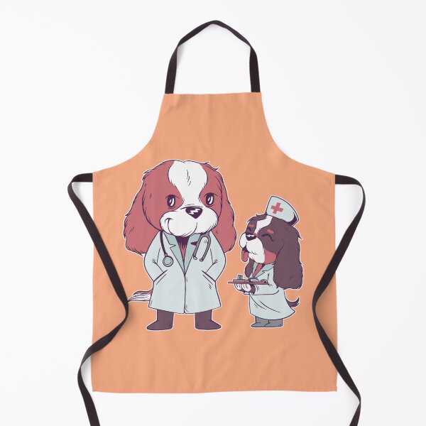 Item preview, Cavalier King Charles Spaniel Dogs Doctor Nurse Team designed and sold by Piztees.